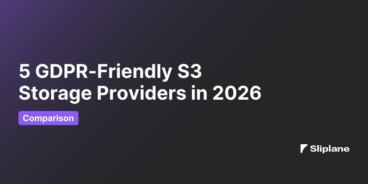 5 GDPR-Friendly S3 Storage Providers in 2026