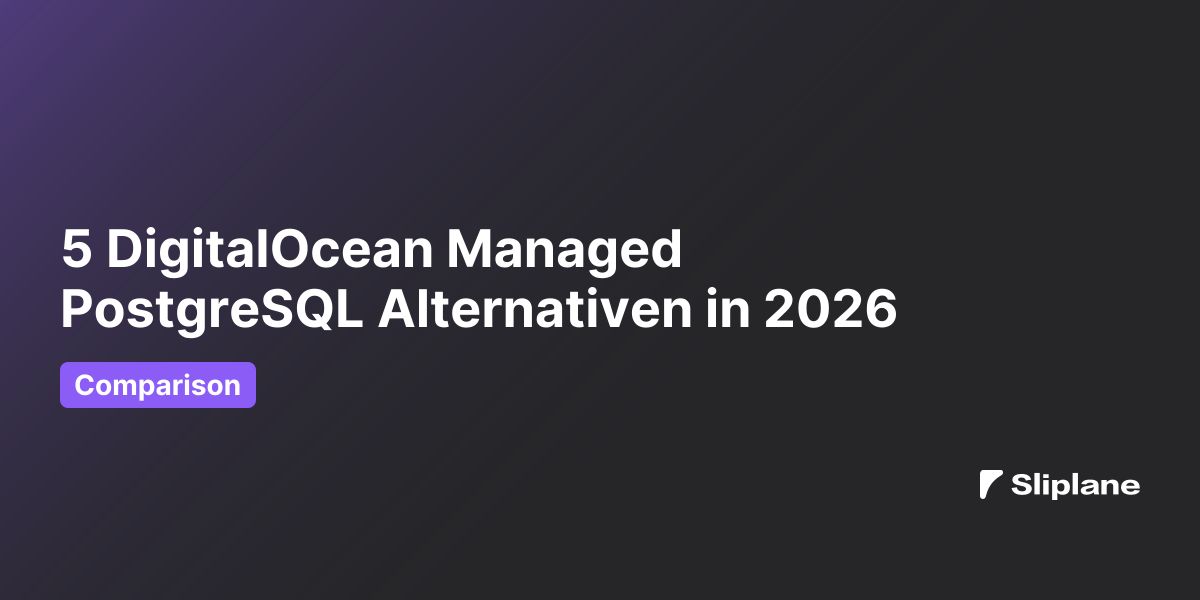 5 DigitalOcean Managed PostgreSQL Alternativen in 2026