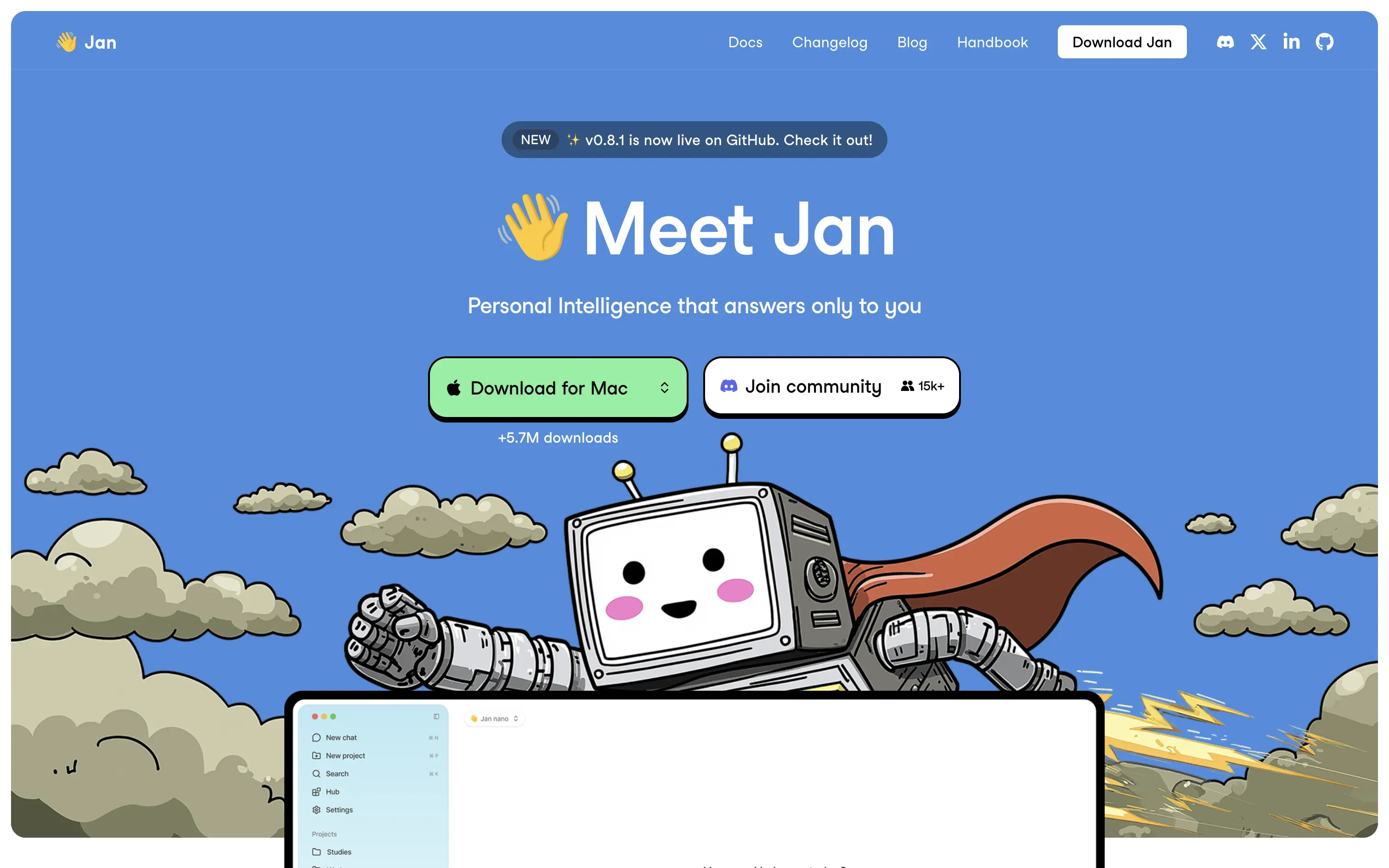 Jan Landing Page